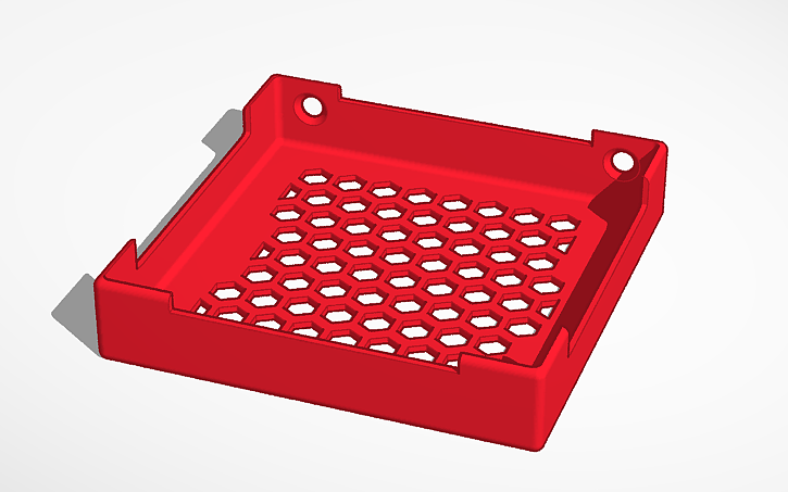 image from First TinkerCAD Design: A Shelf for the Unifi Router